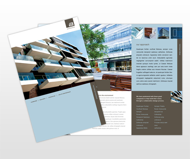 architects brochure