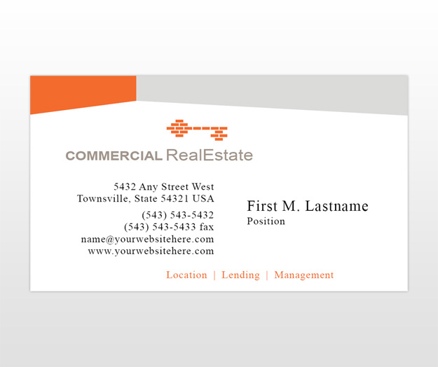 Commercial Business Card Template document moved Commercial Business Card Template document moved