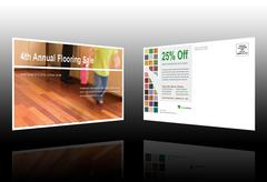carpet-and-hardwood-floors-postcard-template