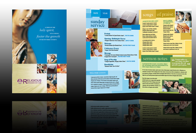 community-religious-organization-brochure-template