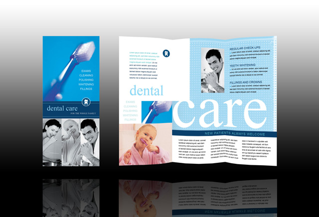 dental-care-services-brochure-template
