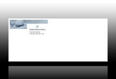 family-medical-clinic-envelope-template