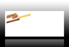 football-camp-envelope-template