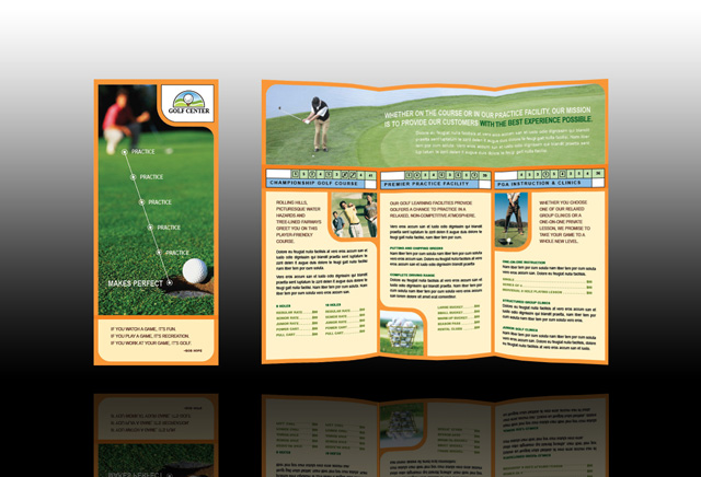 Golf Lesson Flyers