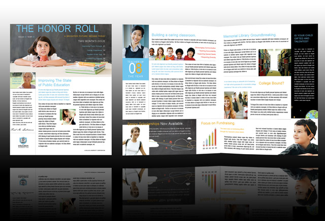 non-profit-academic-organization-newsletter-template