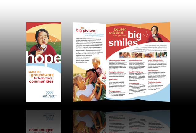non profit brochure templates free