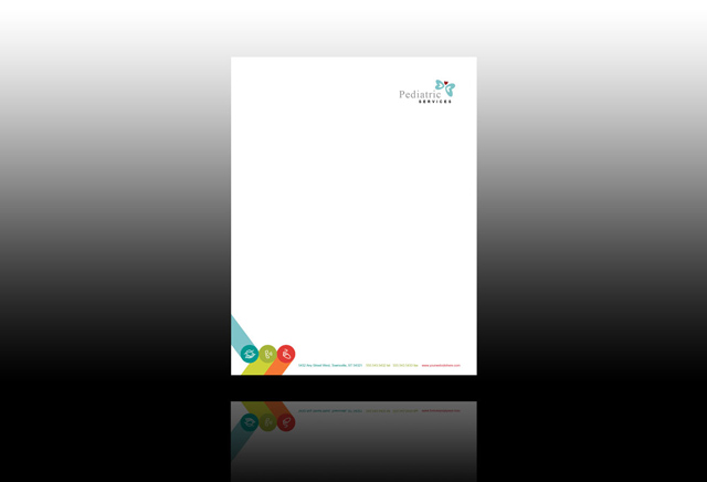 Pediatrician Doctors Office & Child Care Services Letterhead Templates