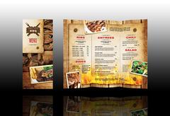 southern-bbq-food-brochure-template