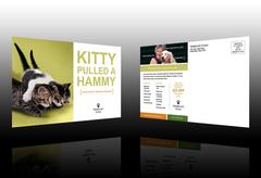 veterinary-service-postcard-template
