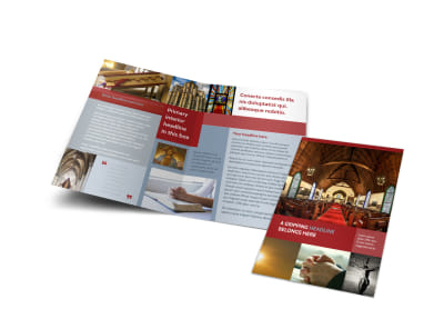 General Church 1 Bi-Fold Brochure Template preview