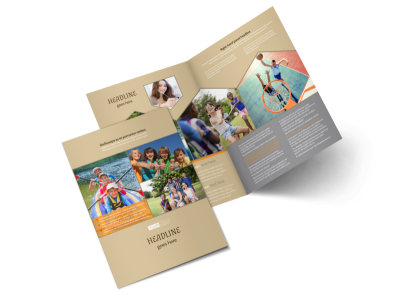 Bible Camp Bi-Fold Brochure Template 2 preview