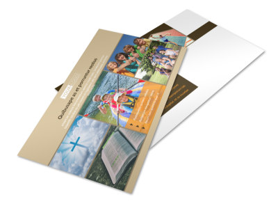 Bible Camp Postcard Template 2 preview
