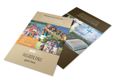 Bible Camp Flyer Template 3 preview