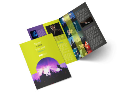 Christian Music Concert Bi-Fold Brochure Template 2 preview