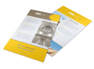 Church Construction Flyer Template 3 preview