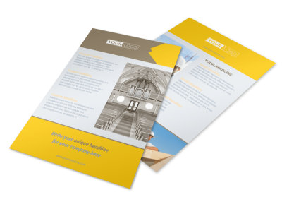Church Construction Flyer Template 3 preview