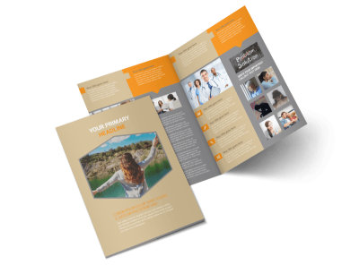 Addiction & Rehab Center Bi-Fold Brochure Template 2 preview