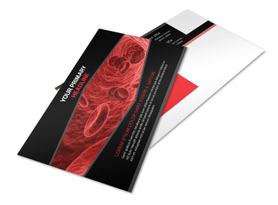 Plasma Donation Center Postcard Template 2 preview