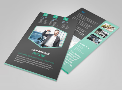 car rental flyer template mycreativeshop rental car flyers