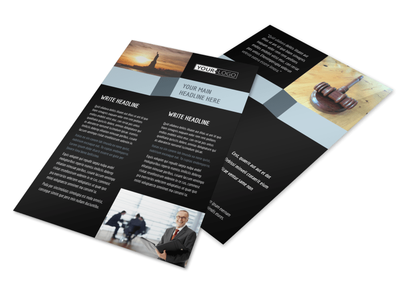 Immigration Attorney Flyer Template Preview 1