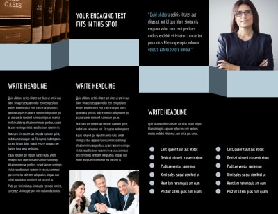 Immigration Attorney Brochure Template Preview 2