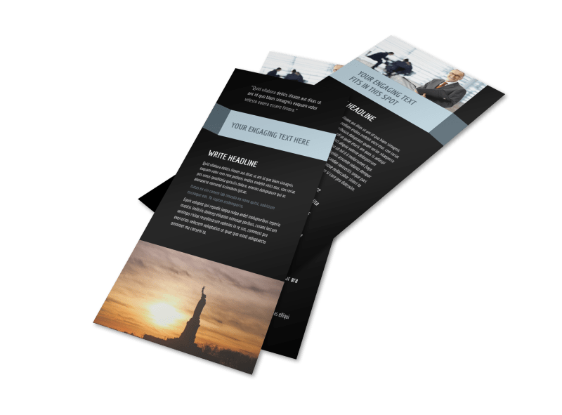 Immigration Attorney Flyer Template Preview 1