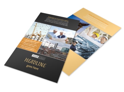 Industrial & Commercial Construction Flyer Template 3 preview