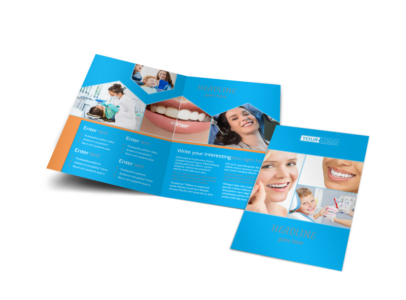 Dental Brochure Template Preview 1