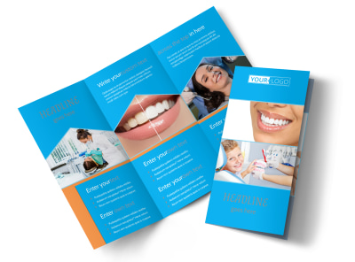 Dental Tri-Fold Brochure Template preview