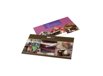 Chocolate Shop Business Card Template