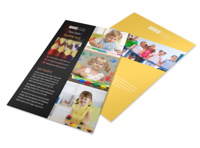 Child Care & Preschool Flyer Template 3 preview