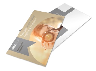Photographer & Photography Studio Postcard Template 2 preview
