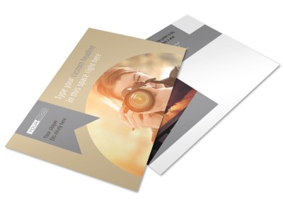 Photographer & Photography Studio Postcard Template preview
