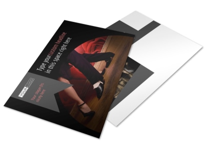 Dance Lessons Postcard Template 2 preview