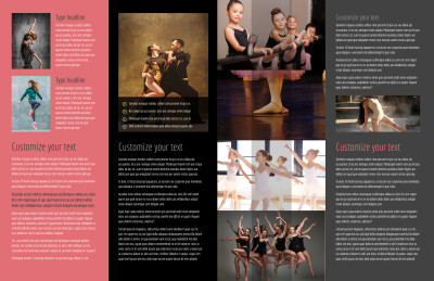 Dance Lessons Brochure Template Preview 2
