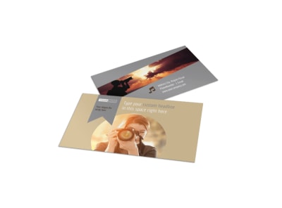 Photographer & Photography Studio Business Card Template preview