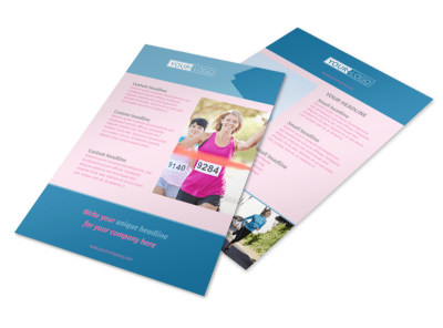 Healthy Running Club Flyer Template 3 preview