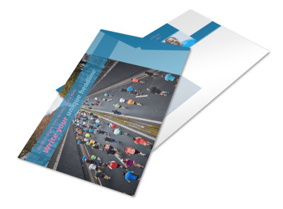 Healthy Running Club Postcard Template 2 preview