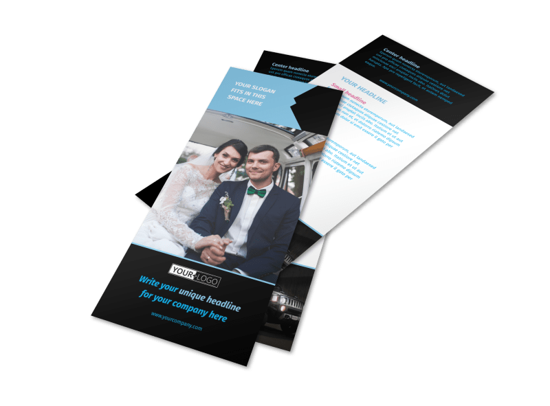 Limousine & Taxi Service Flyer Template 2