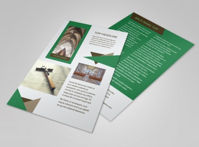 General Church 3 Flyer Template preview