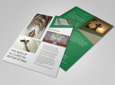 General Church 3 Flyer Template preview