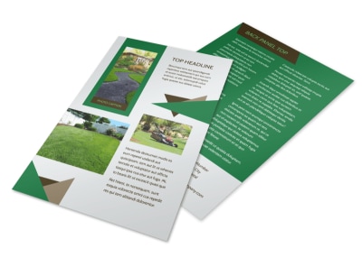 Green Lawn Care Flyer Template 3 preview