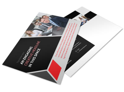 HR Consulting Services Postcard Template preview
