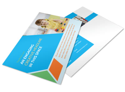 Fun Preschool Postcard Template 2 preview