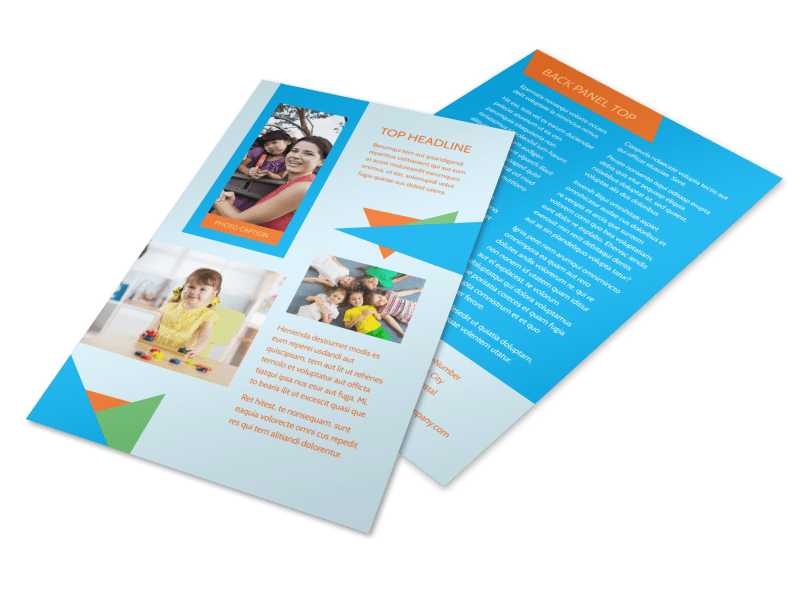 Fun Preschool Flyer Template Preview 1