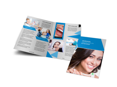 Dental Practice Bi-Fold Brochure Template preview