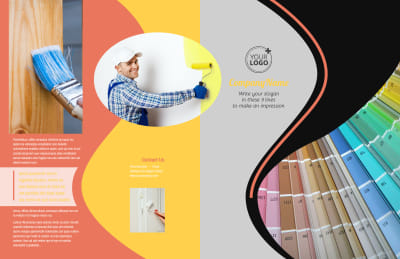 House Painters Brochure Template Preview 1