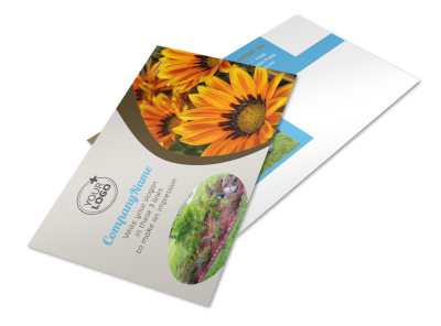 Landscape & Garden Store Postcard Template 2 preview