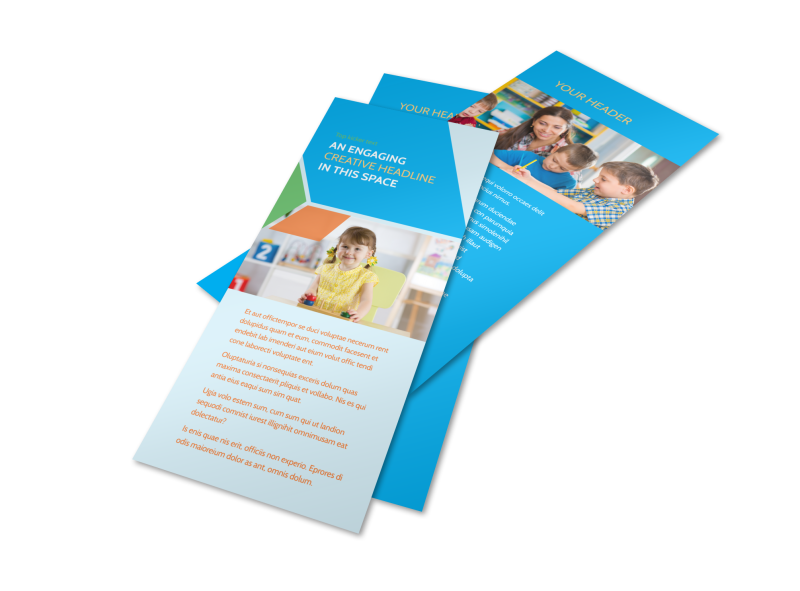 Fun Preschool Flyer Template Preview 1