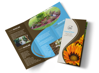 Landscape & Garden Store Brochure Template preview